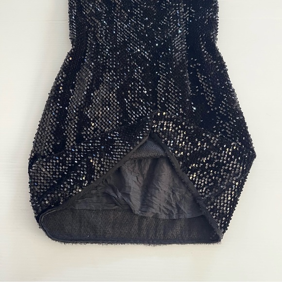 Zadig & Voltaire Raleg Tube Sequin Mini Dress Black - Picture 6 of 16